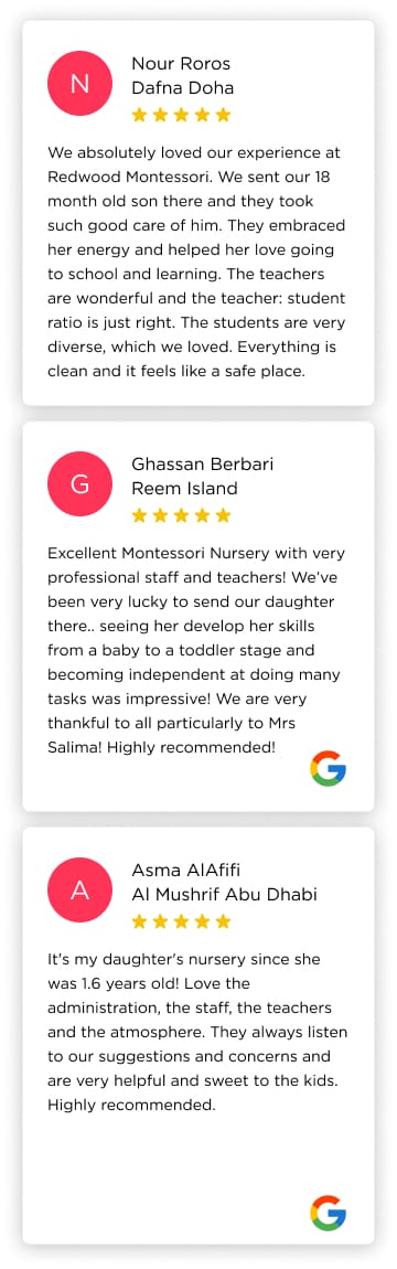 Four different types of reviews on a white background.